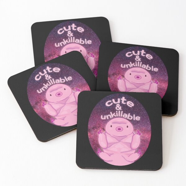 Item preview, Tardigrade Water Bear in Space Cute and Unkillable Pink designed and sold by CuteAstronomy.