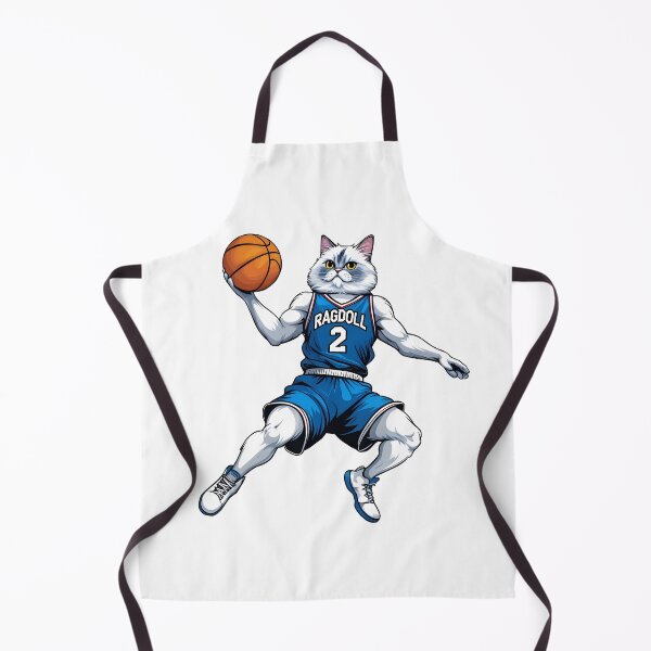 Item preview, The cute Persian cat in mid-air, executing a slam dunk designed and sold by chathai.