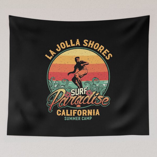 Item preview, La Jolla Shores Surf Paradise San Diego County California designed and sold by eclecTEEq.