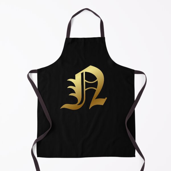 Item preview, Capital Letter N - Foil Gold Effect Gothic Blackletter Script / Old English Font designed and sold by STUDIO-72.
