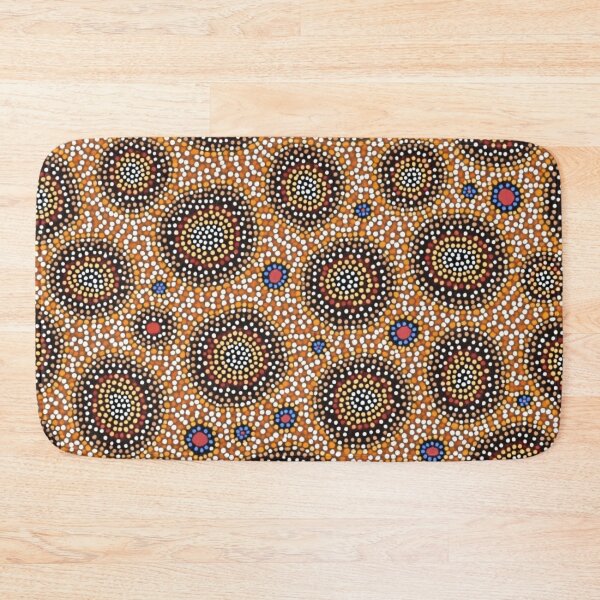 Item preview, Aboriginal Inspired Dot Art - Simple Circles designed and sold by GrinGalore.