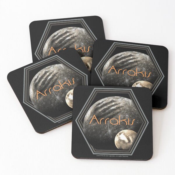 Item preview, DUNE. Arrakis, Dune, Desert Planet (black background) designed and sold by bekksa.