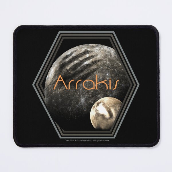 Item preview, DUNE. Arrakis, Dune, Desert Planet (black background) designed and sold by bekksa.