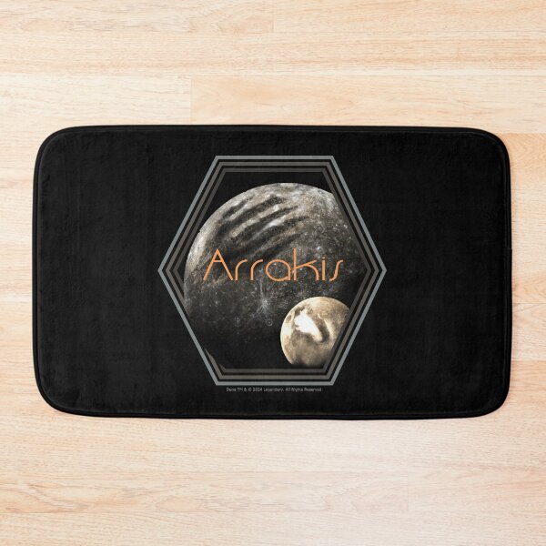 Item preview, DUNE. Arrakis, Dune, Desert Planet (black background) designed and sold by bekksa.