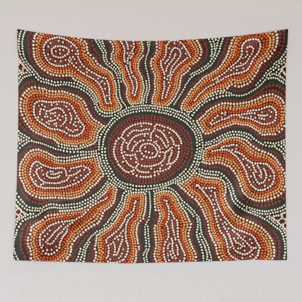 Item preview, Aboriginal Inspired Dot Art - Tribal designed and sold by GrinGalore.
