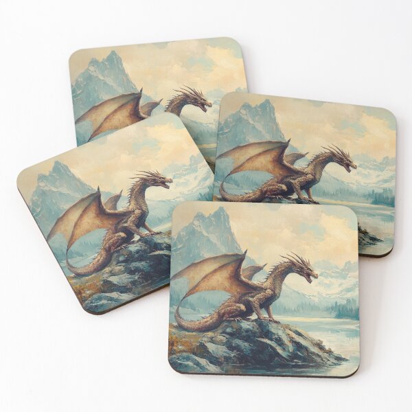 Item preview, Dragon River Mountains designed and sold by GrinGalore.