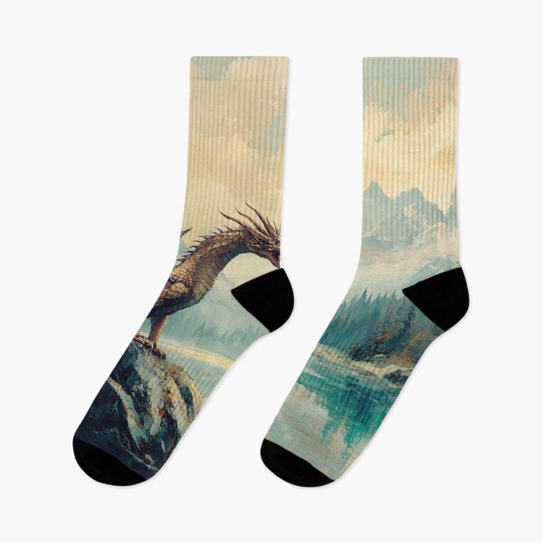 Item preview, Dragon River Mountains designed and sold by GrinGalore.
