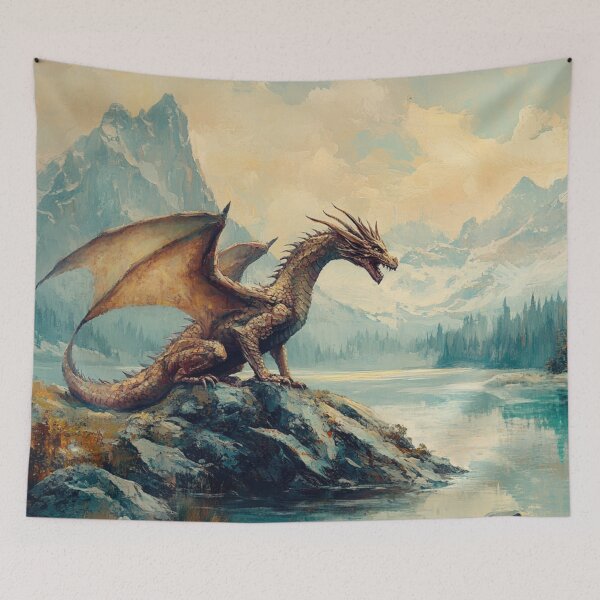 Item preview, Dragon River Mountains designed and sold by GrinGalore.