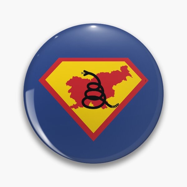 Item preview, SLOVENE SHIELD - Freedom Is The Superpower - Modern Gadsden Snake Flag - Dont Tread On Me SUPERHERO SLOVENIA design designed and sold by pelagio.