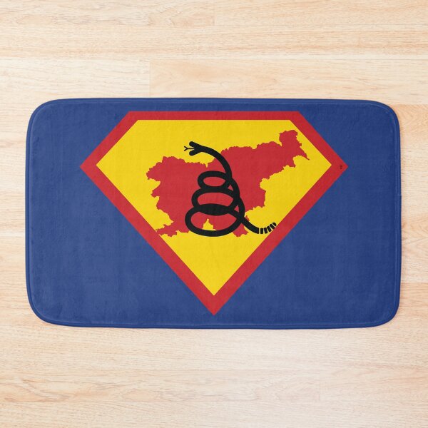 Item preview, SLOVENE SHIELD - Freedom Is The Superpower - Modern Gadsden Snake Flag - Dont Tread On Me SUPERHERO SLOVENIA design designed and sold by pelagio.