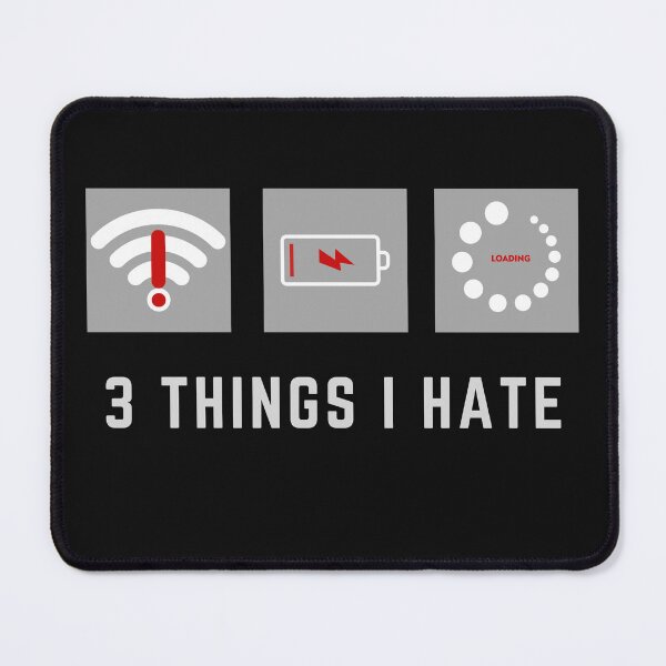 Item preview, 3 Tech Frustrations I Hate – Loading Battery WiFi Error designed and sold by Zakrytos ★★★★★.