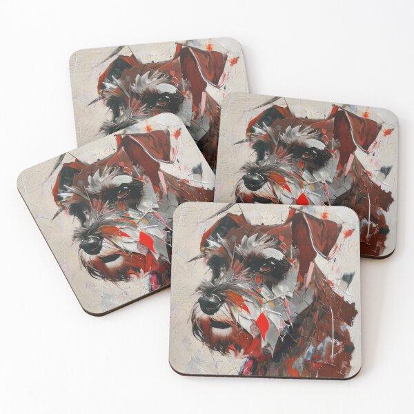 Item preview, Color Pop Schnauzer Portrait designed and sold by caracatita75.
