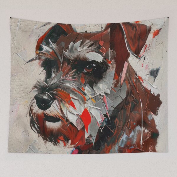 Item preview, Color Pop Schnauzer Portrait designed and sold by caracatita75.