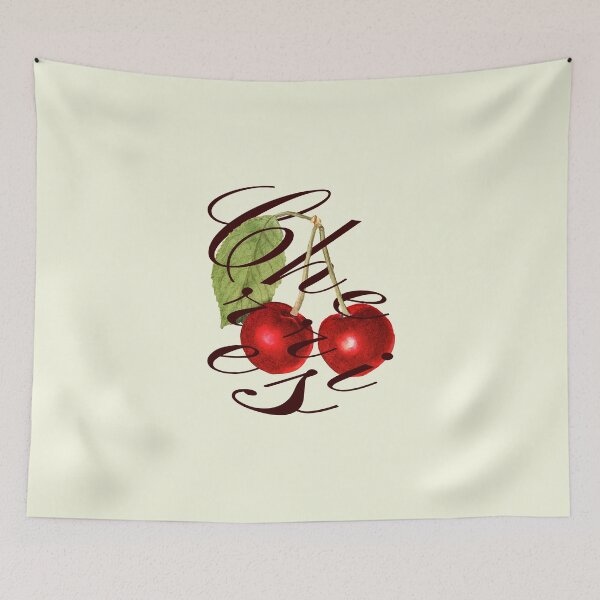 Aperçu de l'œuvre Cerises Cadeau graphique vintage pour les amateurs de cerises créée et vendue par trefail.
