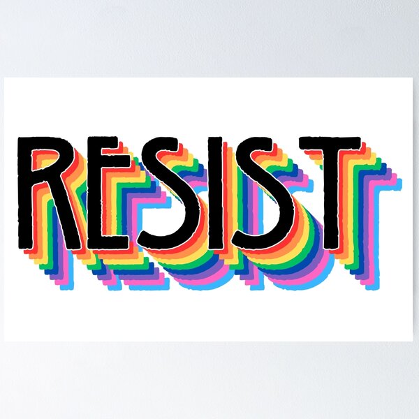 Item preview, Resist (Inclusive) designed and sold by LyndaNoel Design.