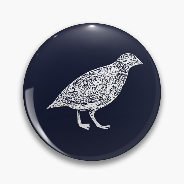 Item preview, Painted Buttonquail White Design  designed and sold by designsasstultd.