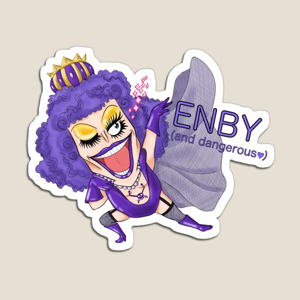 Item preview, ENBY (amd dangerous) One Piece Emporio Ivankov designed and sold by MorganaLeFou.