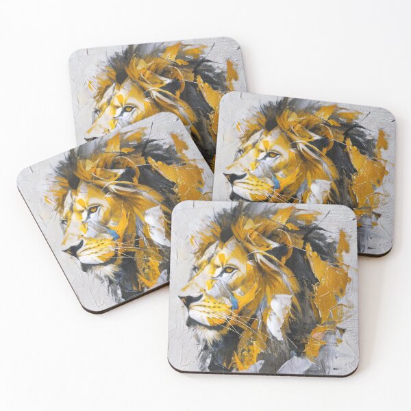 Item preview, King of the Wild – Bold Lion Face designed and sold by caracatita75.