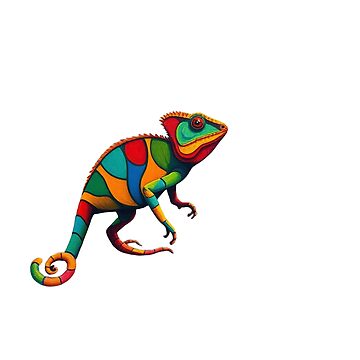 Vorschaubild zum Design Chameleon crossing the street - Ein Chamäleon überquert die Straße von Evelyn3112