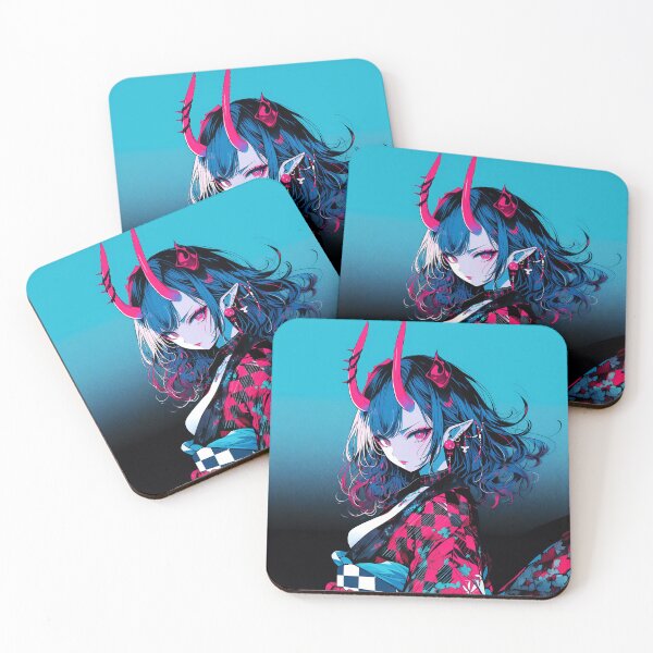 Item preview, Demon girl anime designed and sold by iWallGlow.