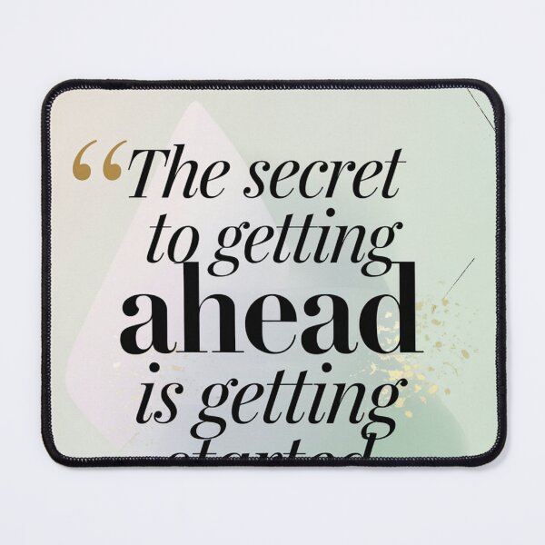 Item preview, Copy of "The Secret to Getting Ahead is Getting Started" | Motivational Startup Quote Print | Minimalist Typography for Entrepreneurs designed and sold by TrendSh0p.