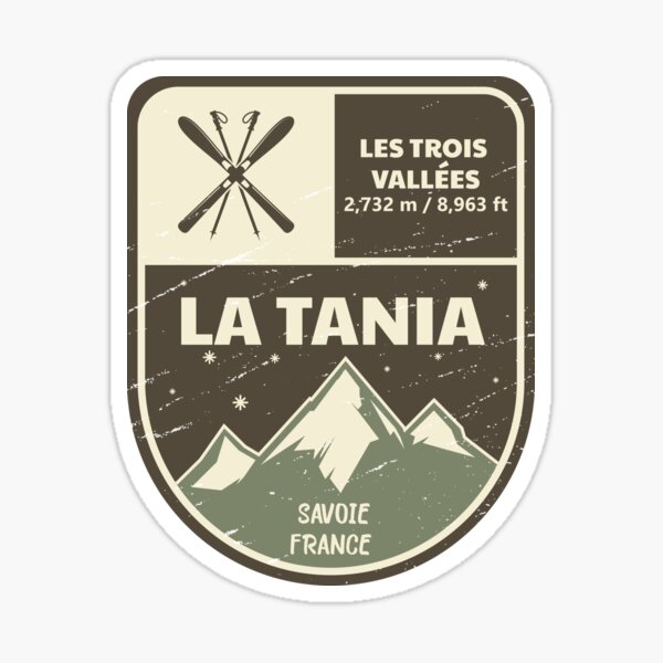 Item preview, La Tania France Les Trois Vallees Austria designed and sold by KrisSidDesigns.