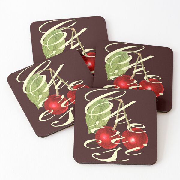 Aperçu de l'œuvre Cerises Cadeau graphique vintage pour les amateurs de cerises créée et vendue par trefail.