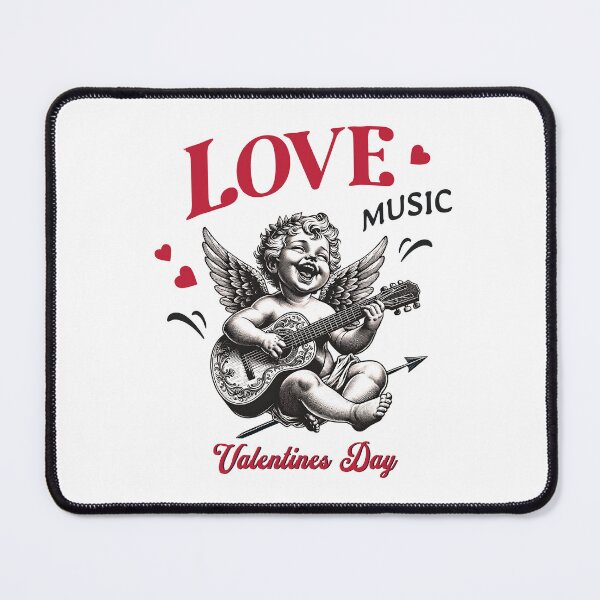 Item preview, Cupid playing guitar. Valentines Day. designed and sold by KojourinArt.