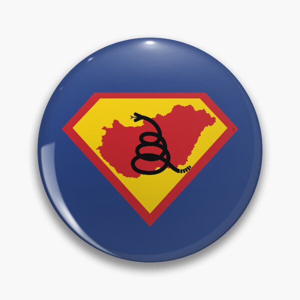 Item preview, HUNGARIAN SHIELD - Freedom Is The Superpower - Modern Gadsden Snake Flag - Dont Tread On Me SUPERHERO HUNGARY design designed and sold by pelagio.