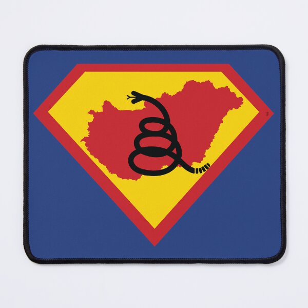 Item preview, HUNGARIAN SHIELD - Freedom Is The Superpower - Modern Gadsden Snake Flag - Dont Tread On Me SUPERHERO HUNGARY design designed and sold by pelagio.