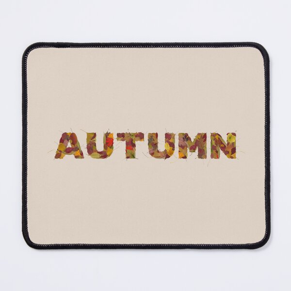 Item preview, Autumn Word In Vibrant Fall Leaves (horizontal) designed and sold by TheSassyNoble.