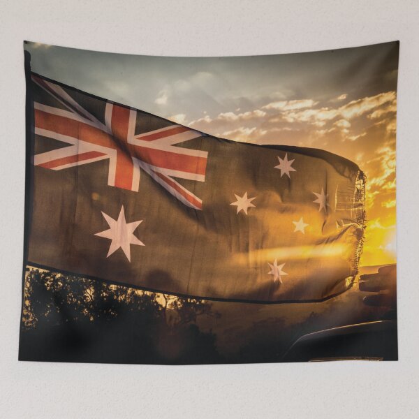 Item preview, Australia Day Flag designed and sold by Candice O'Neill.