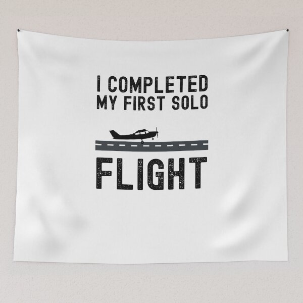 Item preview, I COMPLETED MY FIRST SOLO FLIGHT cool Student pilot landing designed and sold by snowry.