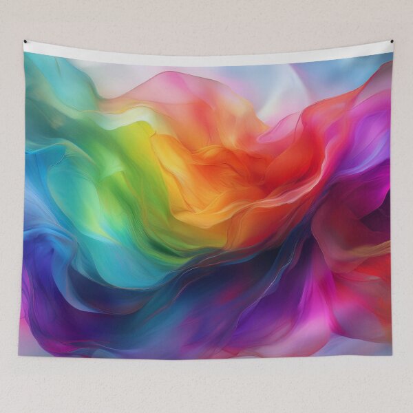 Item preview, Abstract Radiant Spectrum: A Bold Vibrant Rainbow Pattern for Self-Care & Empowerment designed and sold by Teemaniac.