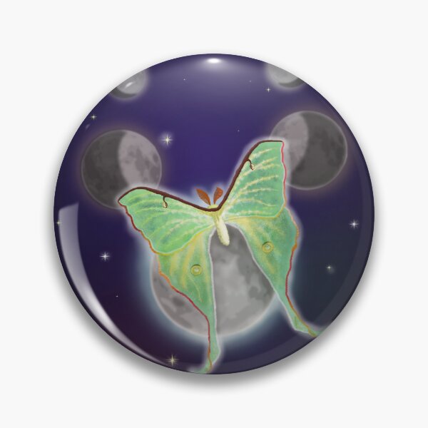 Item preview, Moon Butterfly in the Moonlight designed and sold by mothsart.