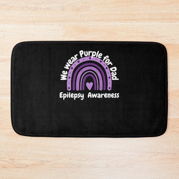 Item preview, Epilepsy awareness We wear purple for Dad cute rainbow designed and sold by snowry.