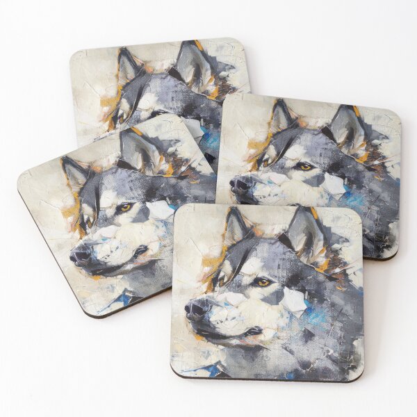 Item preview, Husky Power – Abstract Dog Energy designed and sold by caracatita75.