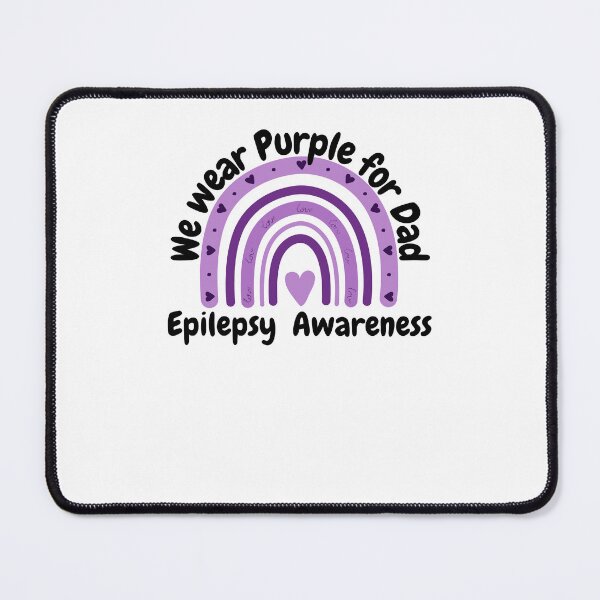Item preview, Epilepsy awareness We wear purple for Dad cute boho rainbow designed and sold by snowry.