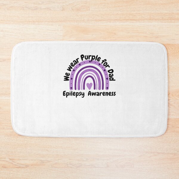 Item preview, Epilepsy awareness We wear purple for Dad cute boho rainbow designed and sold by snowry.