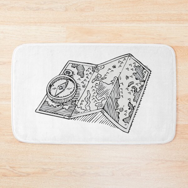 Item preview, adventure travel map designed and sold by OceanStudio224.