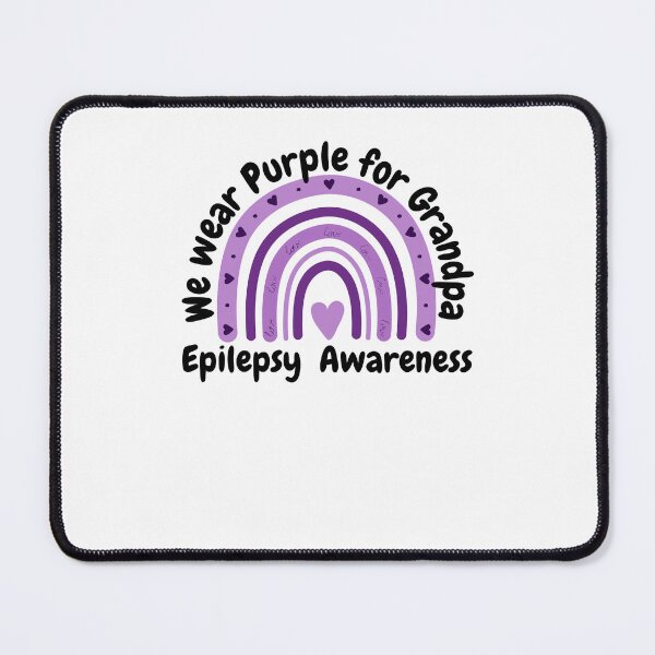 Item preview, Epilepsy awareness We wear purple for Grandpa cute rainbow designed and sold by snowry.