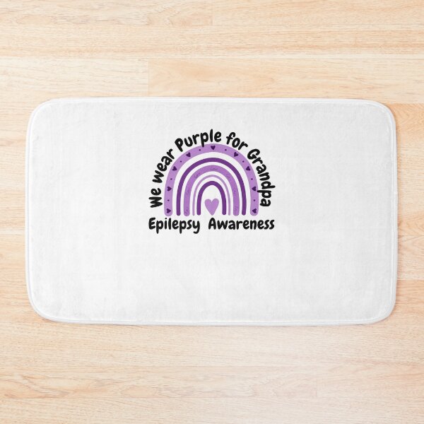 Item preview, Epilepsy awareness We wear purple for Grandpa cute rainbow designed and sold by snowry.
