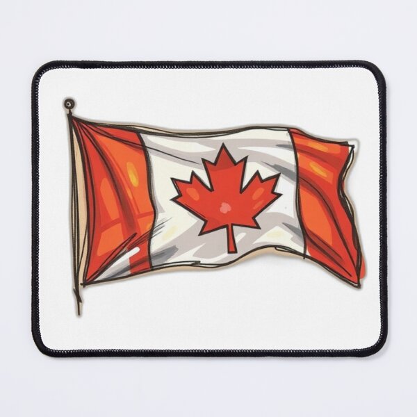 Item preview, Drawn Canadian Flag designed and sold by Klutzy-Mr-J.