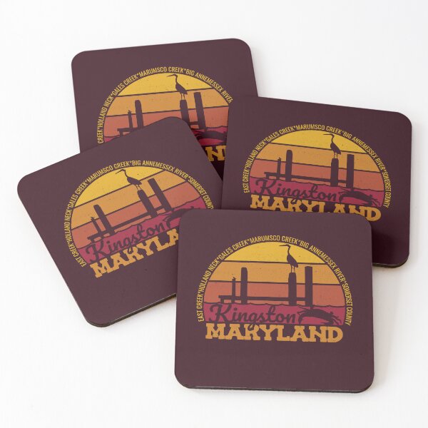 Item preview, Kingston Maryland Sunset Retro Local Pride Logo designed and sold by CRHPOD20.