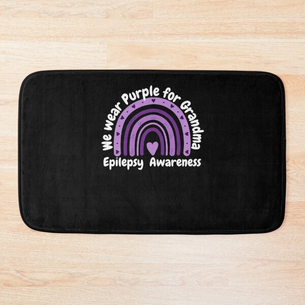 Item preview, Epilepsy awareness We wear purple for Grandma boho rainbow designed and sold by snowry.