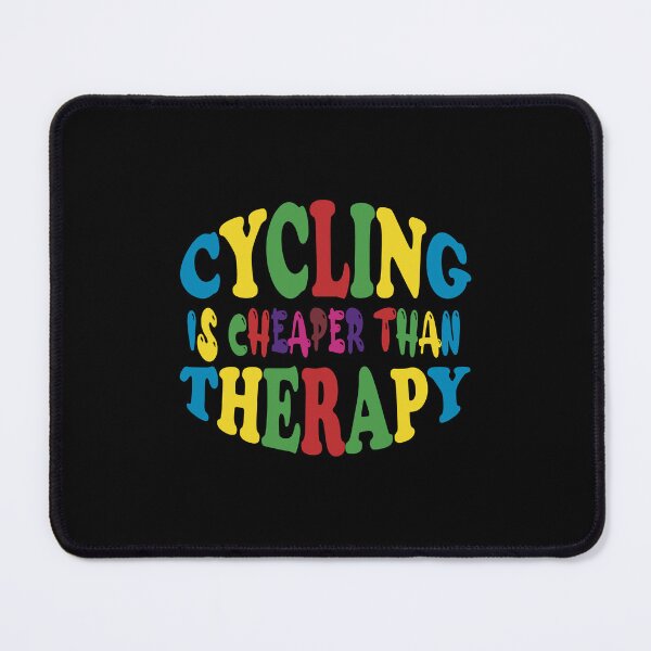 Item preview, Cycling Therapy Quote – Pedal Away Stress designed and sold by Zakrytos ★★★★★.