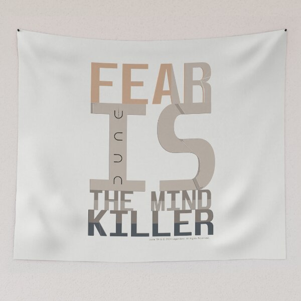 Item preview, DUNE. Fear Is The Mind Killer (pale cream background) designed and sold by bekksa.
