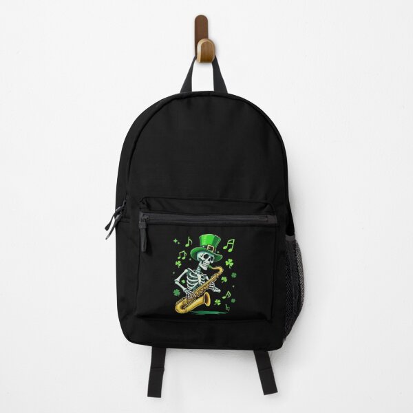 Item preview, Funny Skeleton playing saxophone, Gift Fou St Patreck's Day 2025 designed and sold by ArtByKatti.