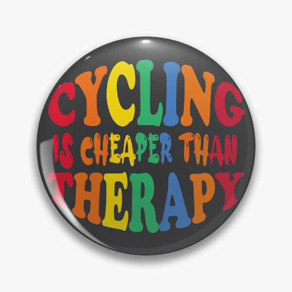 Item preview, Cycling Therapy – Pedal Away Stress designed and sold by Zakrytos ★★★★★.