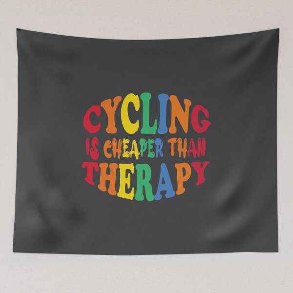 Item preview, Cycling Therapy – Pedal Away Stress designed and sold by Zakrytos ★★★★★.
